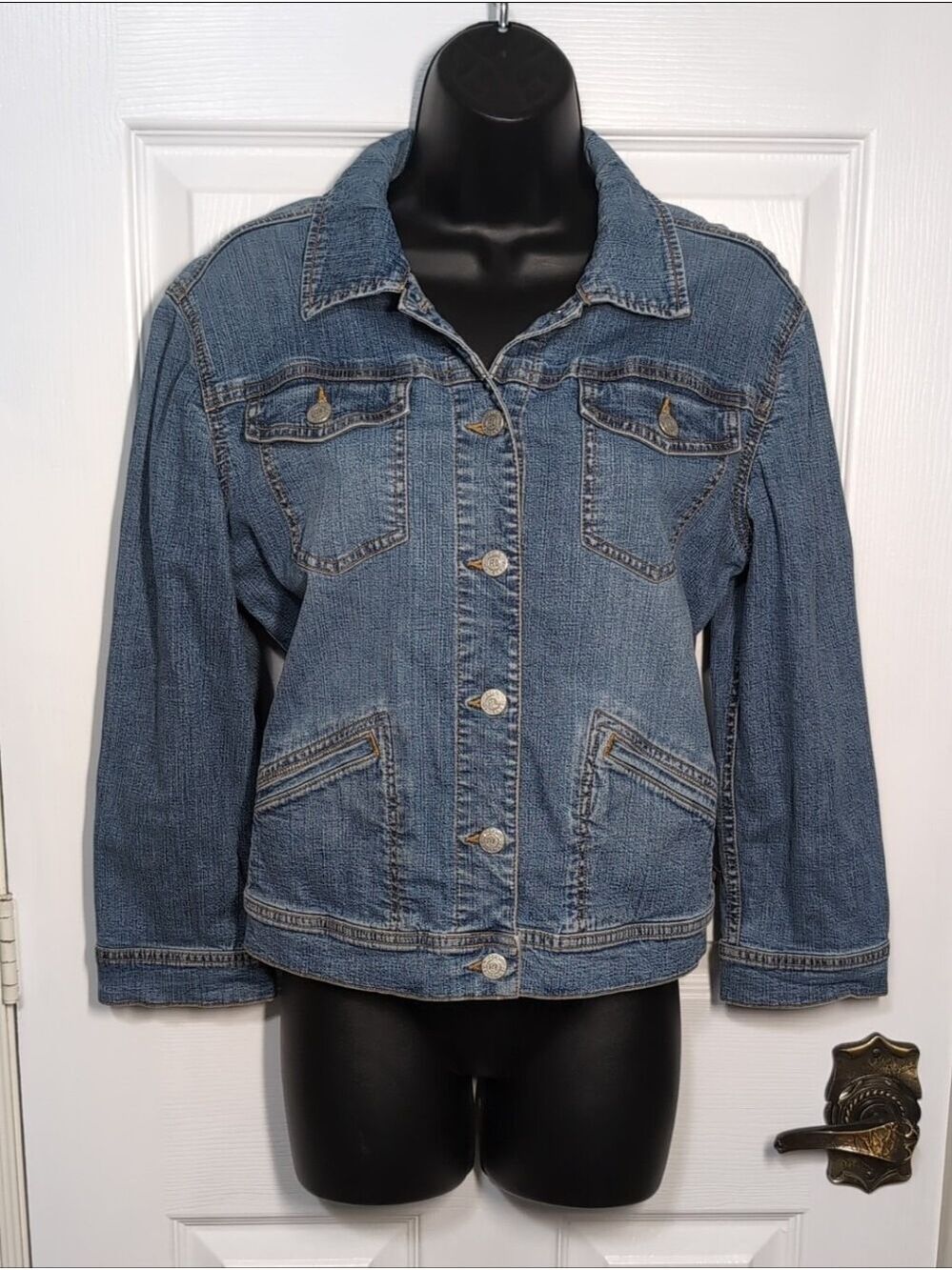 Vintage Polo Jeans Ralph Lauren Jean Jacket Women's Medium 90's